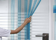 Van de de Kettingsverbinding van de aluminiumlegering de Decoratiedraad Mesh Screen Curtain Blue Color