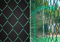 9 Gauge Green Chain Link Fence diamanten gat vorm