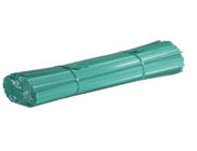 Groen PVC-gecoat gesneden rechte draad van 250 mm lengte