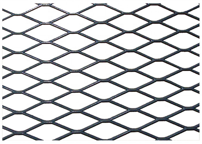 1.8 mm dikte diamant metalen mesh panelen uitgebreide rol voor zware bescherming