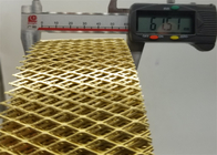 18 mm mesh grootte uitgebreide metaalplaat koper langdurig nauwkeurig ontworpen