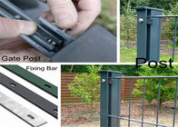 4mm bedekte Groen Pvc Gelaste Draad Mesh Fence For Park/Tuin/van de Sportengrond Veiligheid met een laag
