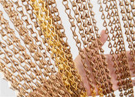 Supermarkt 5m Breedte Decoratieve Draad Mesh Aluminum Chain Link Curtains