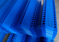 Drie Piekwindschermomheining Panels 900mm de Blauwe Netto Onderbreking van het WindKolengruis