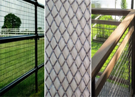 2.5m Gegalvaniseerde Geplooide Draad Mesh Park Safety Fence Use