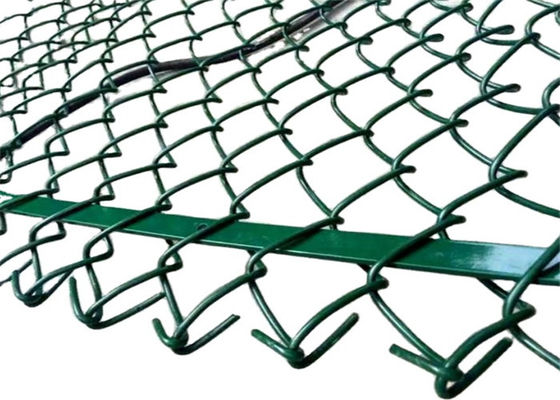 60mm 80mm de Keten van de Gatengrootte de Kleine Hof van Diamond Wire Mesh For Tennis van de Verbindingsomheining